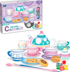 DRIM DISCOUNT Pack Cerámica Té para Pintar- Manualidades
