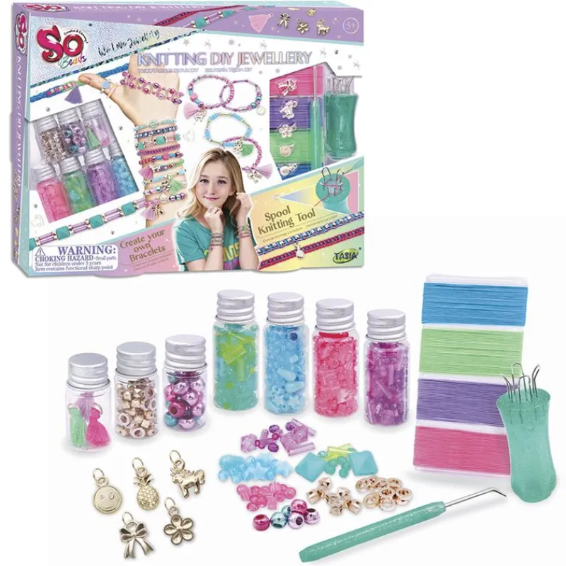 DRIM DISCOUNT Manualidades|Pack Crear Pulseras con Abalorios y Gomas