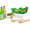 SIMBA Juegos Y Juguetes De Imitación|Pack Ensalada de Madera y Fieltro