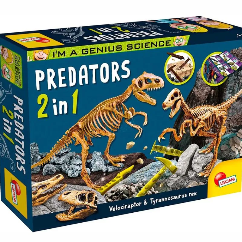 SELECCION DRIM Pack Excavación Dinosaurios Depredadores- Juegos Y Juguetes Educativos