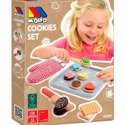 MOLTO Pack Galletas Madera- Juegos De Madera|Primera Infancia Y Preescolar