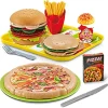 DRIM DISCOUNT Pack Infantil Pizza + Hamburguesas- Juegos Y Juguetes De Imitación