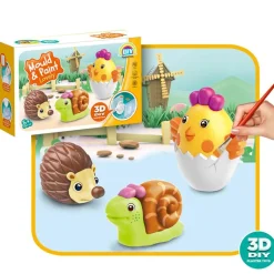 DRIM DISCOUNT Pack Moldes y Pintura Animales- Manualidades