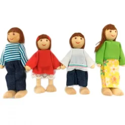 DRIM DISCOUNT Pack Muñecos de Madera- Juegos De Madera