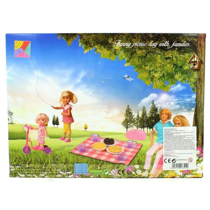 DRIM DISCOUNT Muñecas|Pack Muñecos Defa Lucy Familia de Picnic
