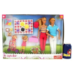 DRIM DISCOUNT Muñecas|Pack Muñecos Defa Lucy Familia de Picnic