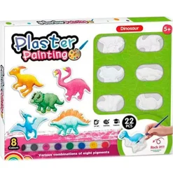 DRIM DISCOUNT Manualidades|Pack Pintura 12 Dinosaurios