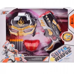 DRIM DISCOUNT Pack Pistola Foam con Máscara- Juegos Y Juguetes De Imitación