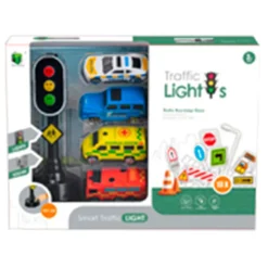 DRIM DISCOUNT Vehículos, Trenes Y Parkings|Pack Vehículos con Semáforo y Accesorios