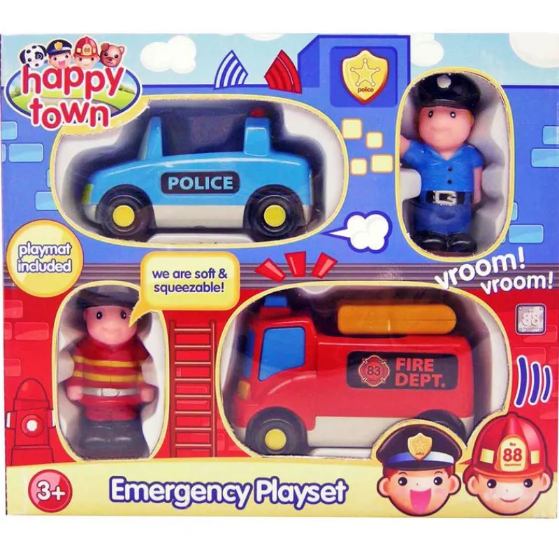 DRIM DISCOUNT Vehículos, Trenes Y Parkings|Pack Vehículos Emergencias Blandos