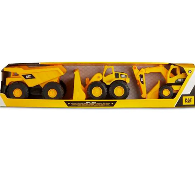 SELECCION DRIM Pack Vehículos Obras- Vehículos, Trenes Y Parkings