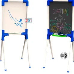 CHICOS Paint & Learn Pizarra Básica 2 en 1- Escolar