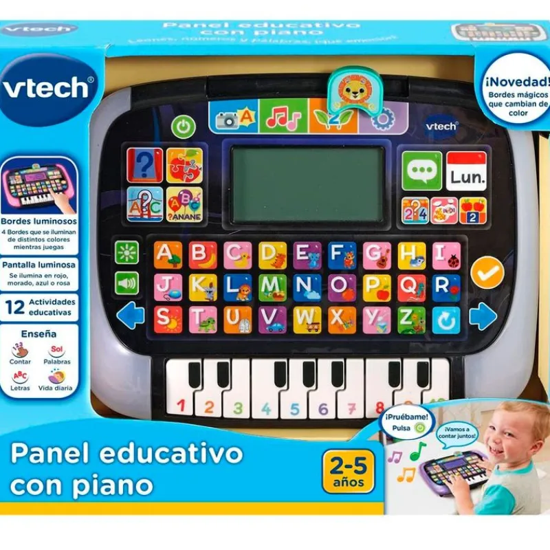 VTECH Primera Infancia Y Preescolar|Panel Educativo con Piano
