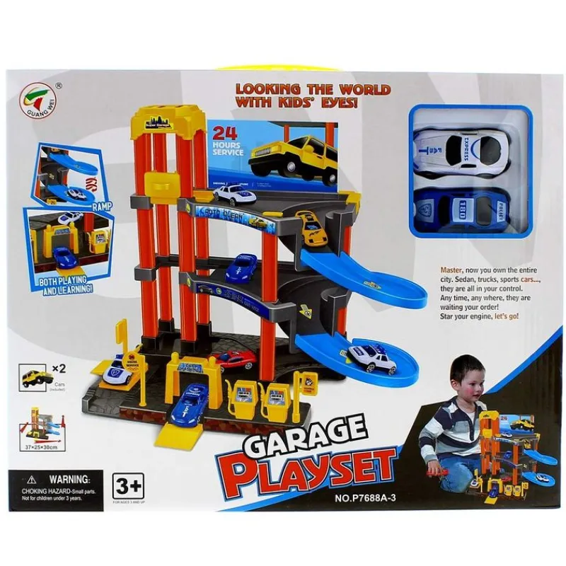 DRIM DISCOUNT Vehículos, Trenes Y Parkings|Parking de Coches 38x30x7.5 cm