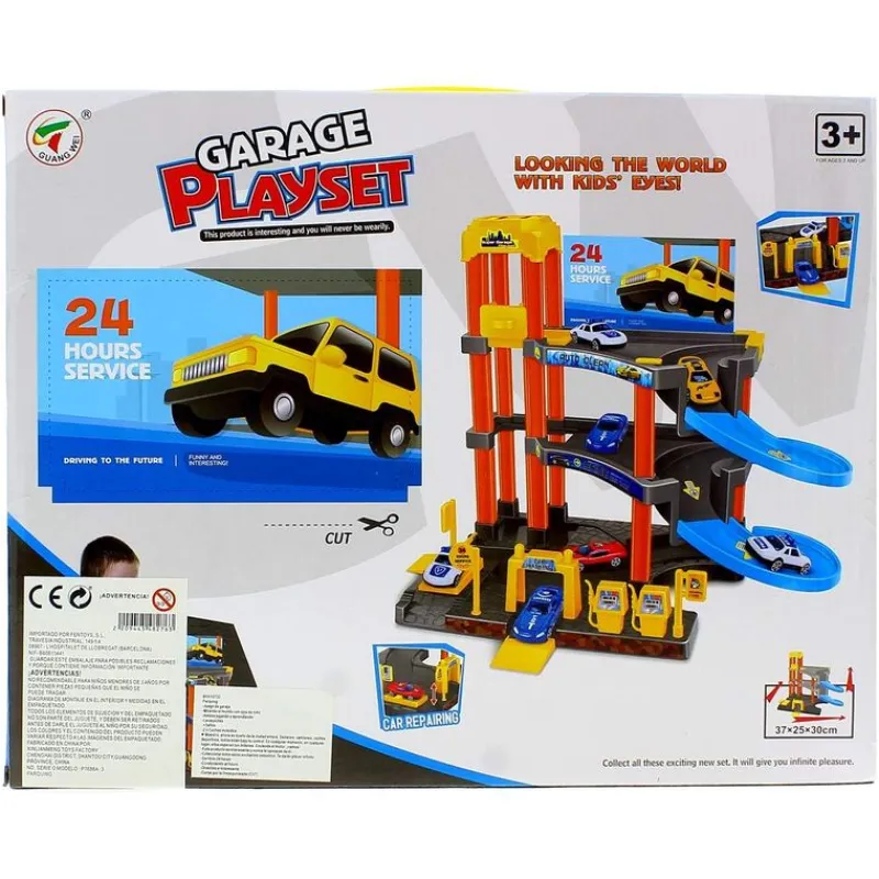 DRIM DISCOUNT Vehículos, Trenes Y Parkings|Parking de Coches 38x30x7.5 cm