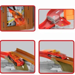 MAJORETTE Parking Stunt Héroes- Vehículos, Trenes Y Parkings