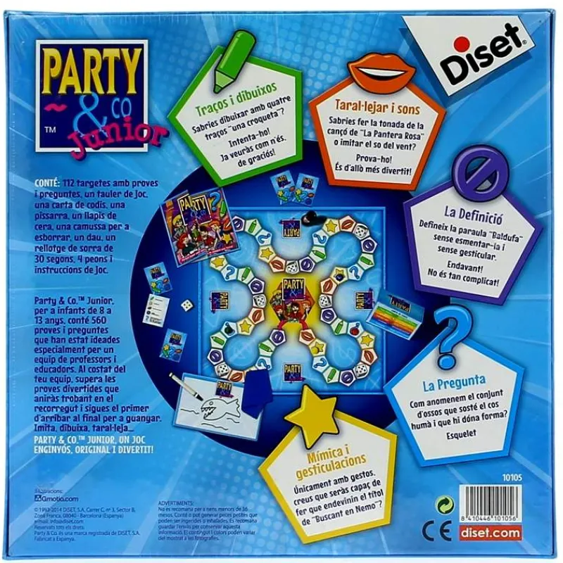 DISET Artículos En Catalán|Juegos De Mesa|Party & Co Junior en Catalán