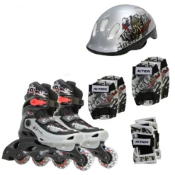 SELECCION DRIM Bicicletas, Correpasillos Y Triciclos|Patines en Línea con Protecciones T 39-42