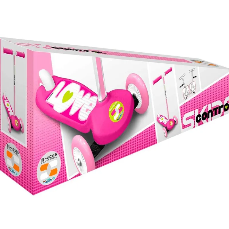 SELECCION DRIM Patinete Flex 3 Ruedas Rosa- Bicicletas, Correpasillos Y Triciclos