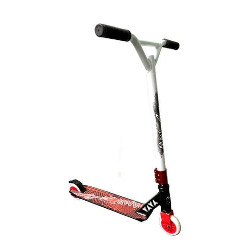 SELECCION DRIM Patinete Freestyle Acrobático Negro, Blanco y Rojo- Bicicletas, Correpasillos Y Triciclos