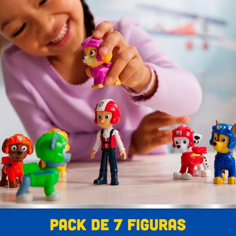 SPIN MASTER Figuras Y Figuras De Acción|Patrulla Canina Air Rescue Pack 7 Figuras
