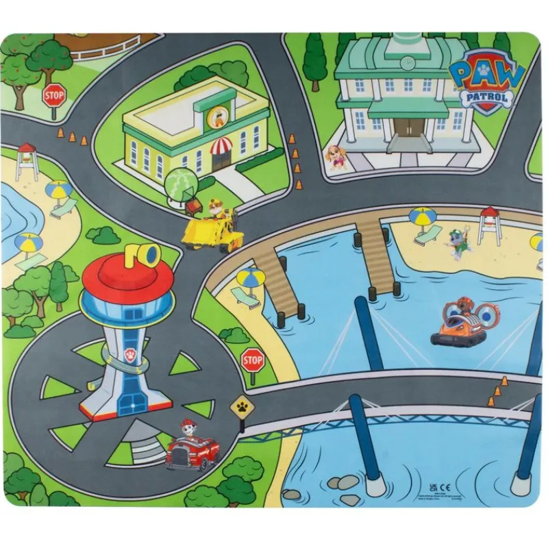 SELECCION DRIM Patrulla Canina Alfombra Coches con Chase- Vehículos, Trenes Y Parkings