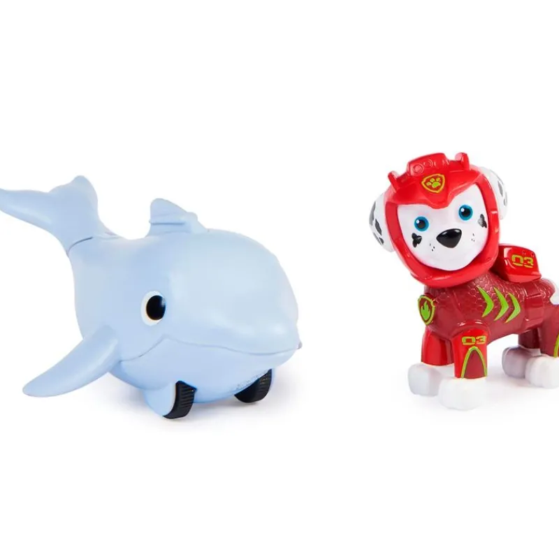 SPIN MASTER Patrulla Canina Aqua Pups Marshall + Delfín- Figuras Y Figuras De Acción