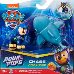 SPIN MASTER Figuras Y Figuras De Acción|Patrulla Canina Aqua Pups Chase + Tiburón