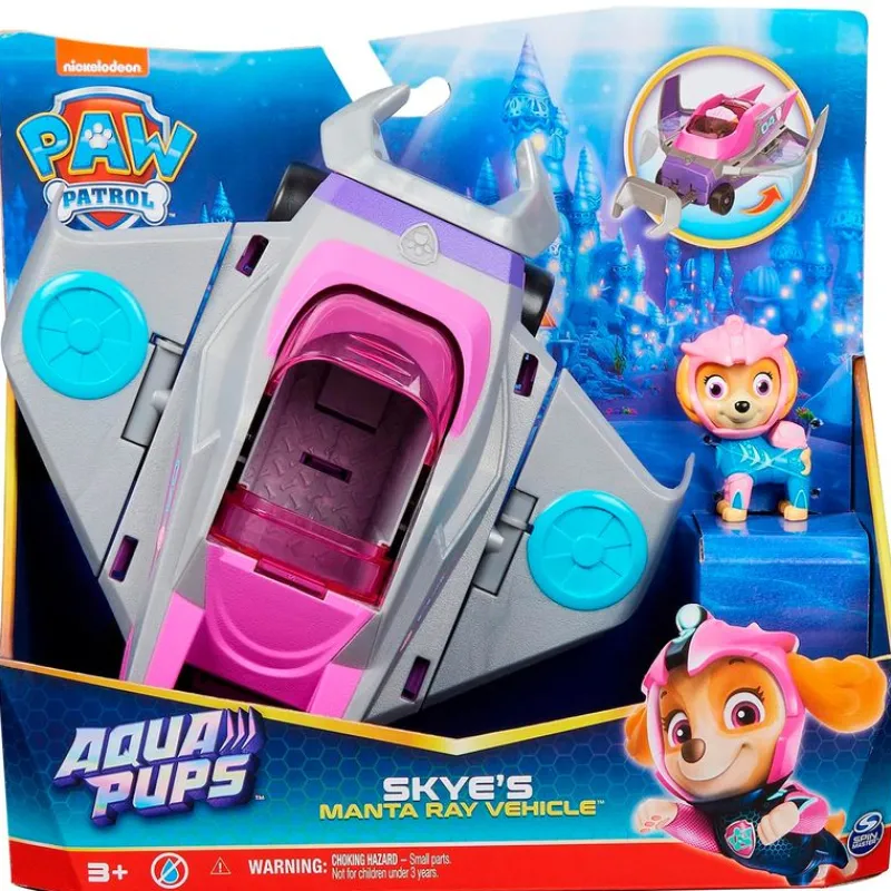 SPIN MASTER Figuras Y Figuras De Acción|Patrulla Canina Aqua Pups Vehículo Skye