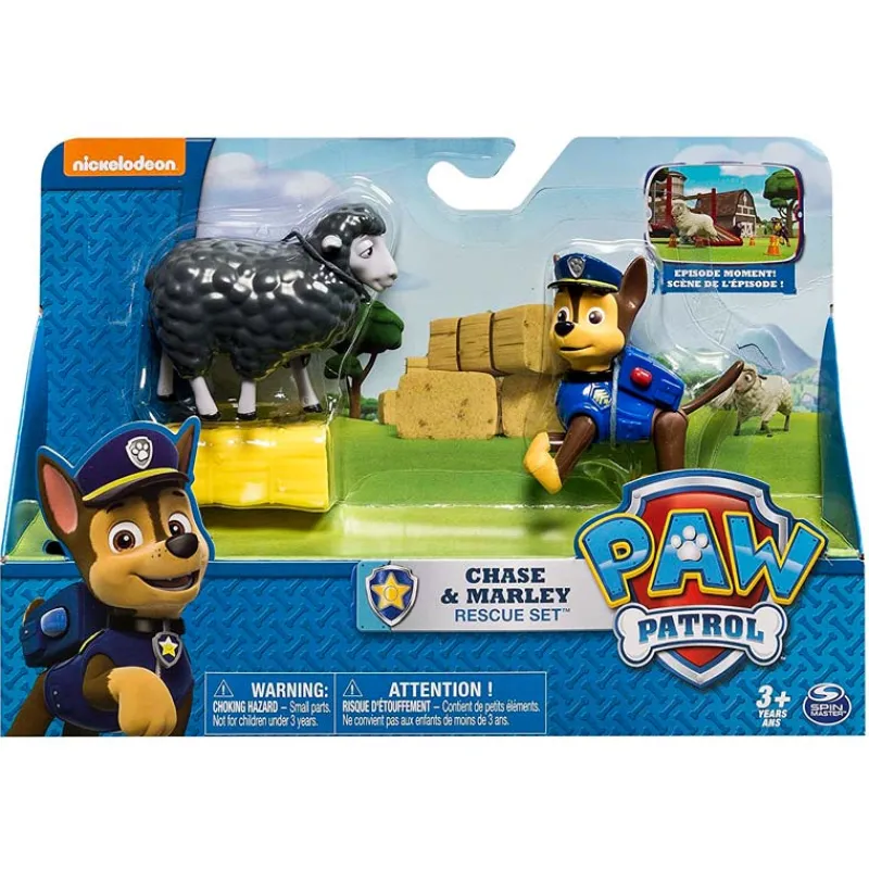 SELECCION DRIM Patrulla Canina Chase y Marley Set de Rescate- Figuras Y Figuras De Acción
