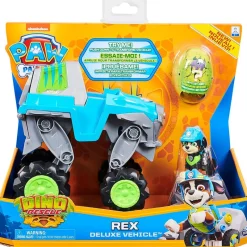 SPIN MASTER Vehículos, Trenes Y Parkings|Figuras Y Figuras De Acción|Patrulla Canina Dino Rescue Vehículo Deluxe Rex