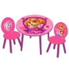 KIDS EUROSWAN Aire Libre|Manualidades|Patrulla Canina Girls Mesa con 2 Sillas