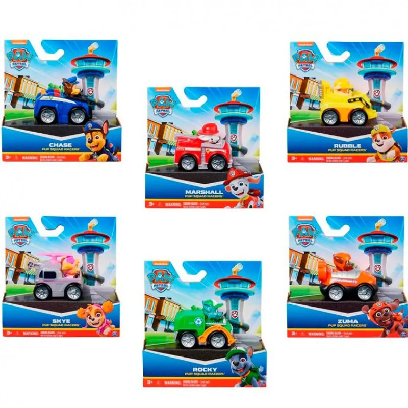 SPIN MASTER Figuras Y Figuras De Acción|Patrulla Canina Pop Squad Racer Vehículo Surtido