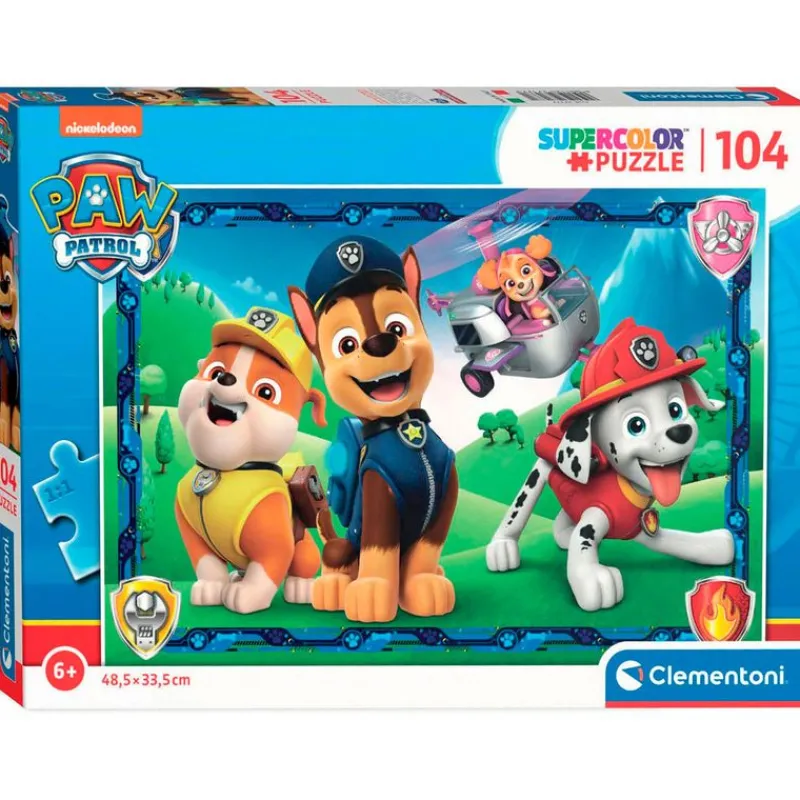 CLEMENTONI Patrulla Canina Puzzle 104 Piezas- Puzzles Y Construcciones