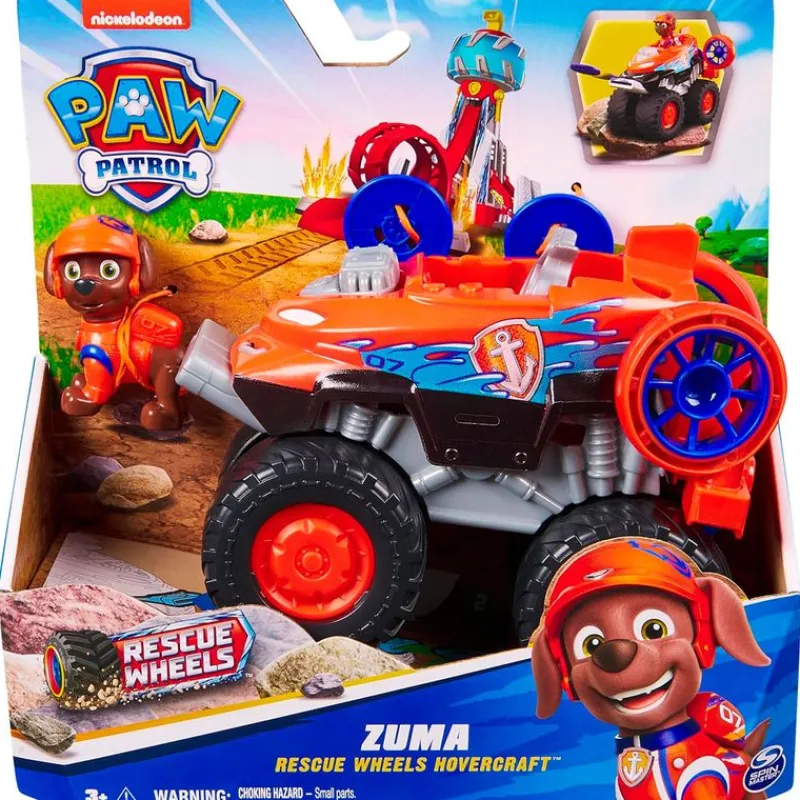 SPIN MASTER Patrulla Canina Rescue Wheels Vehículo Zuma- Figuras Y Figuras De Acción