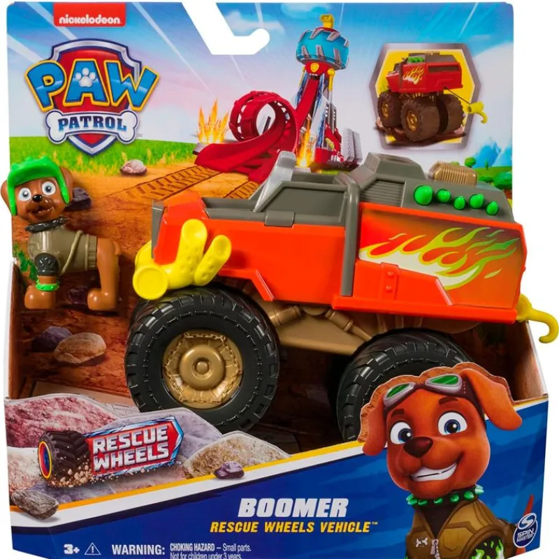 SPIN MASTER Patrulla Canina Rescue Wheels Vehículo Boomer- Figuras Y Figuras De Acción