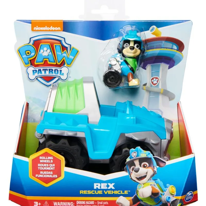SPIN MASTER Patrulla Canina Vehículo Rex- Figuras Y Figuras De Acción
