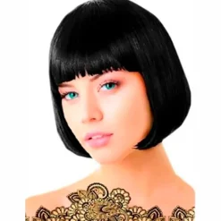 DRIM DISCOUNT Disfraces Y Complementos|Disfraces Y Complementos|Peluca Corta Bob Morena