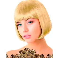 DRIM DISCOUNT Disfraces Y Complementos|Disfraces Y Complementos|Peluca Corta Bob Rubia