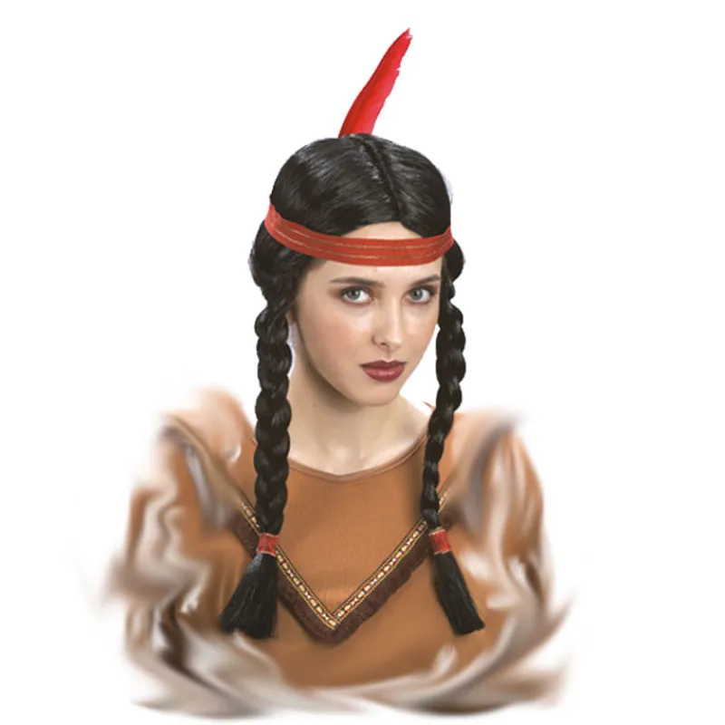 DRIM DISCOUNT Disfraces Y Complementos|Disfraces Y Complementos|Peluca de India con Pluma