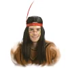 DRIM DISCOUNT Peluca Indio con Pluma- Disfraces Y Complementos|Disfraces Y Complementos