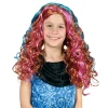 DRIM DISCOUNT Peluca Larga Rizada Multicolor Infantil- Disfraces Y Complementos|Disfraces Y Complementos