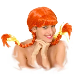 DRIM DISCOUNT Disfraces Y Complementos|Disfraces Y Complementos|Peluca Pipi Pelirroja