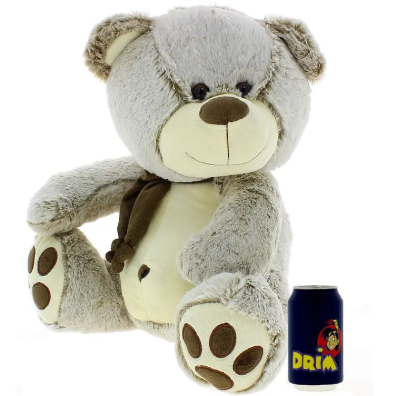 SELECCION DRIM Peluche Oso con Bufanda 40 Cm Surtido- Primera Infancia Y Preescolar