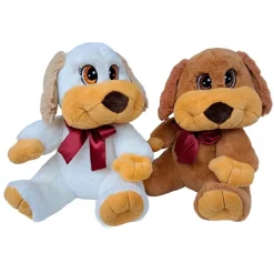 DRIM DISCOUNT Primera Infancia Y Preescolar|Peluche Perrito con Lazo 50 cm Surtido