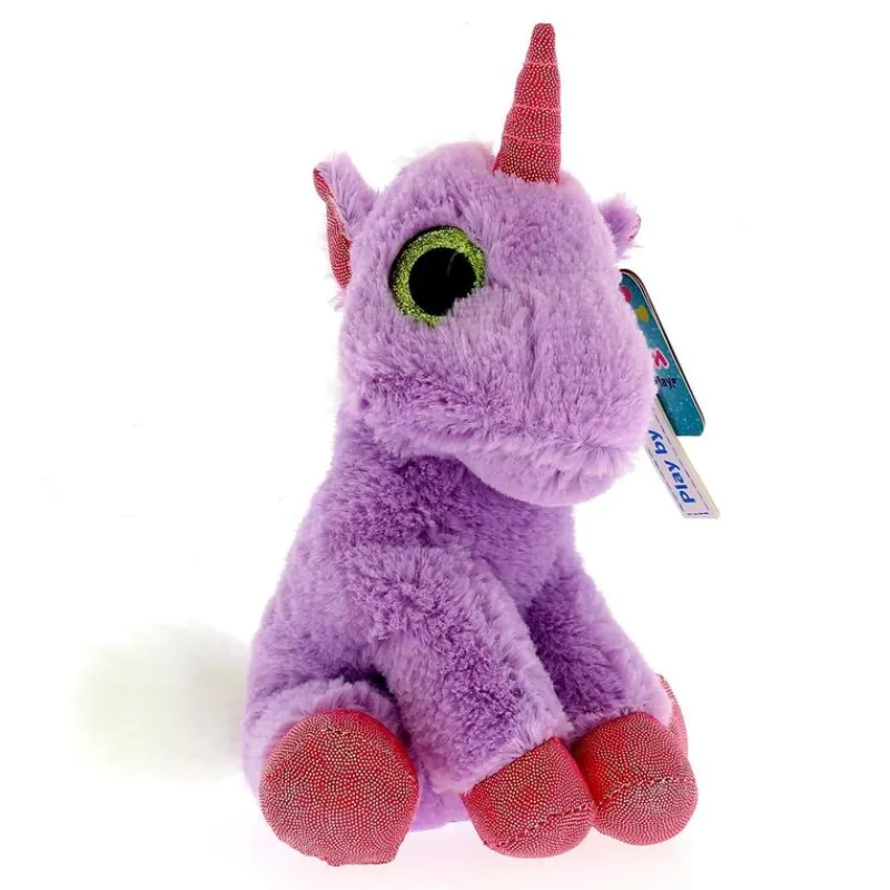 PLAY BY PLAY Primera Infancia Y Preescolar|Peluche Unicornio Lila 17 cm