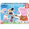 EDUCA Peppa Pig 5 Baby Puzzles- Puzzles Y Construcciones