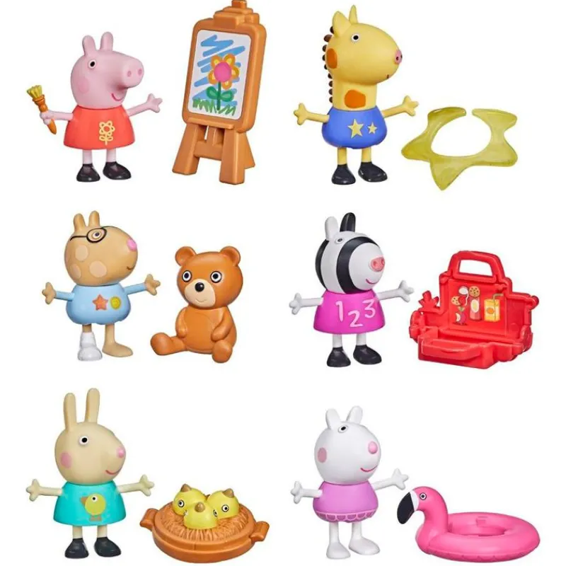 HASBRO Peppa Pig Amigos Divertidos Figura Surtida- Figuras Y Figuras De Acción