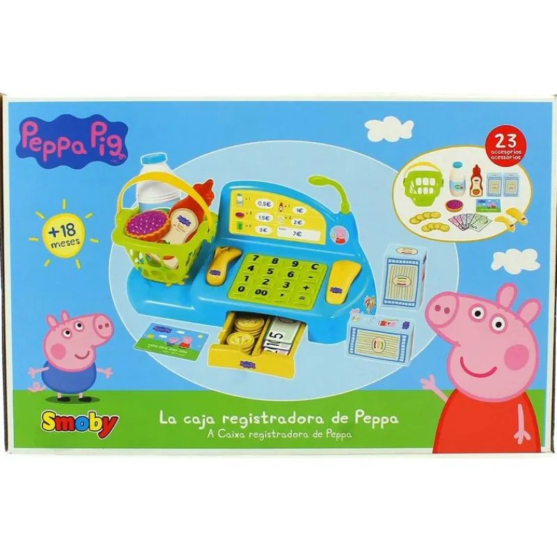 SMOBY Juegos Y Juguetes De Imitación|Peppa Pig Caja Registradora