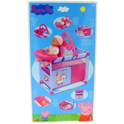 MUÑECAS SAICA Peppa Pig Cambiador Cuna de Muñecas- Juegos Y Juguetes De Imitación